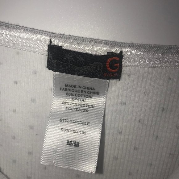 Guess Medium White Tank Top - Picture 6 of 7